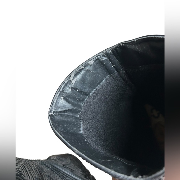 Helens Heart Short Bling & Embroidered boots Size 10 - Picture 8 of 11